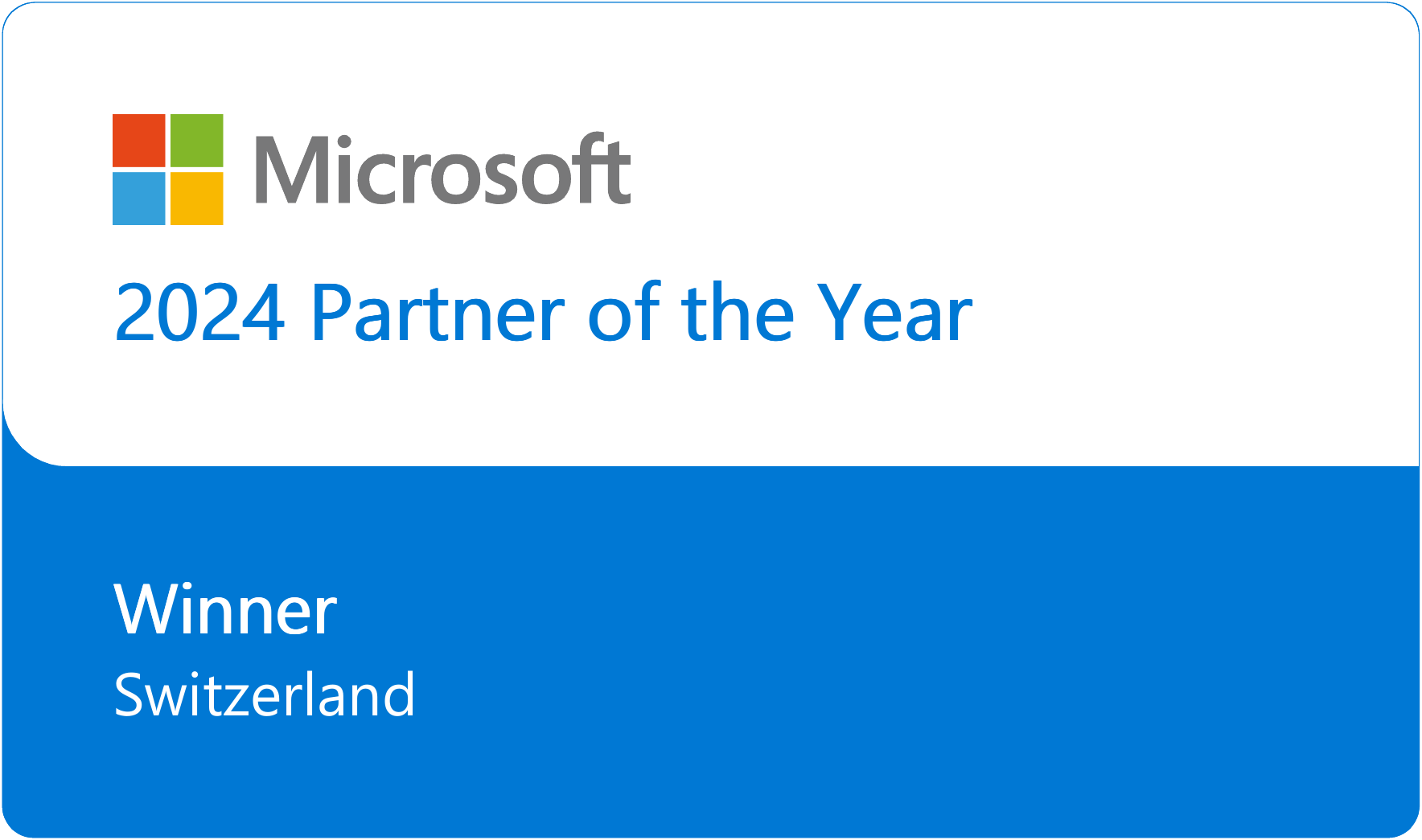 Microsoft - Partner of the Year Award