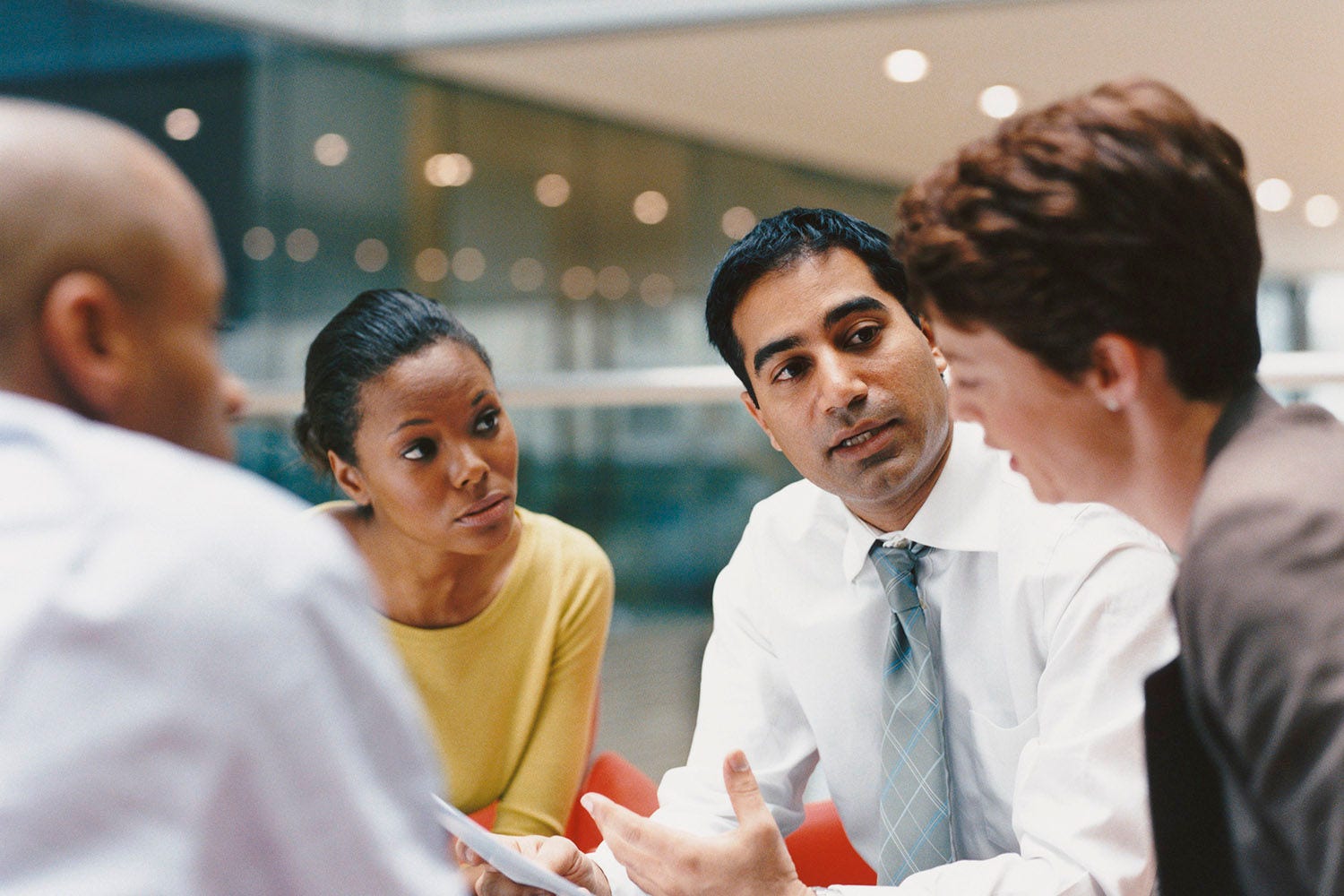 Business team meeting advisory careers