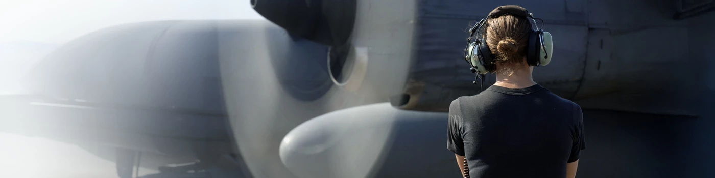 Military jet taxiing