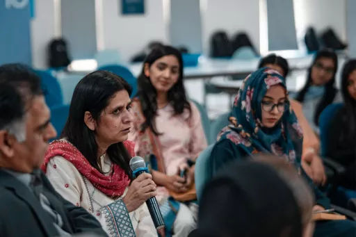 women speaking