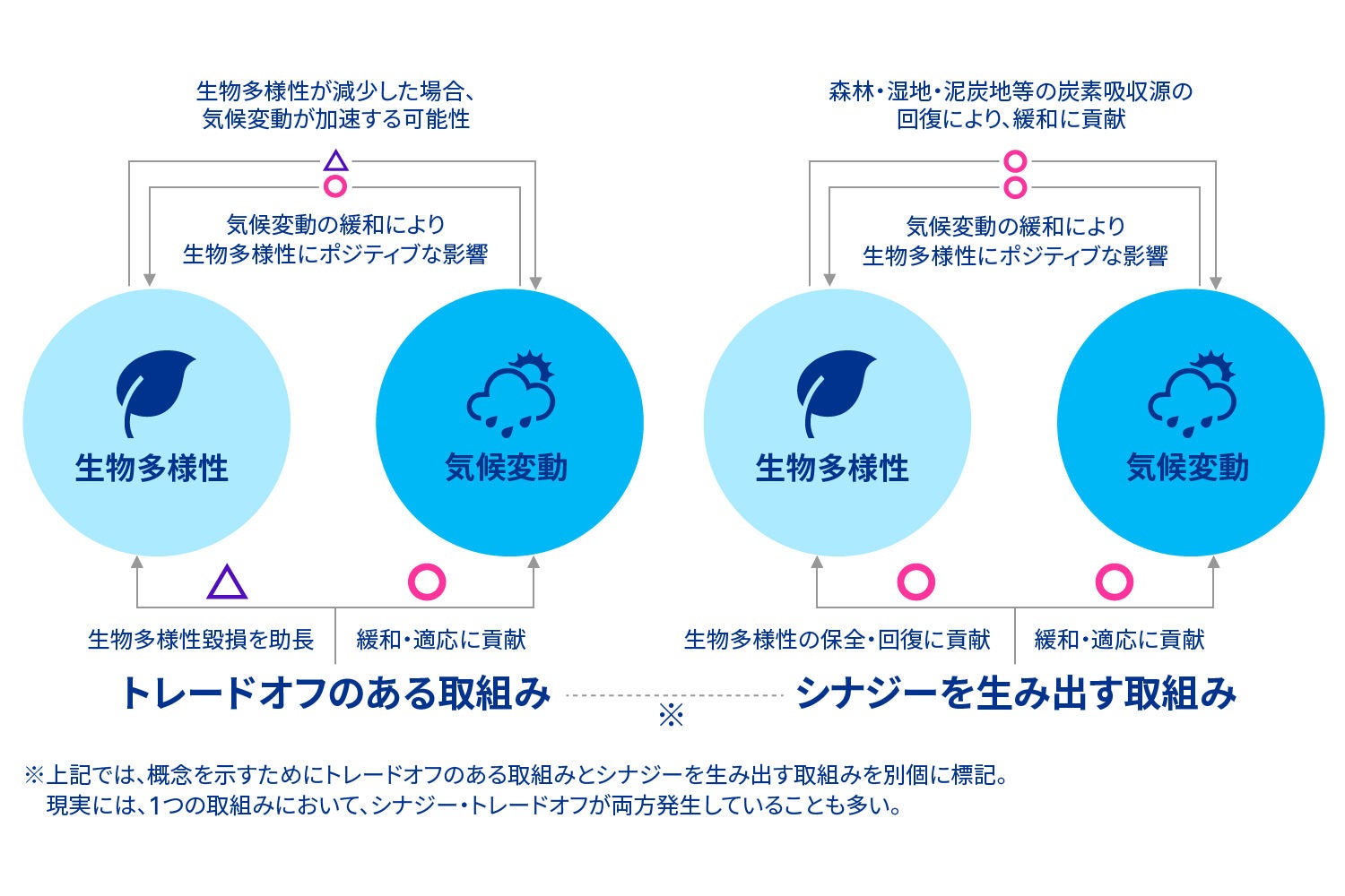 気候変動と生物多様性の統合対応 シナジーを活用し、トレードオフを