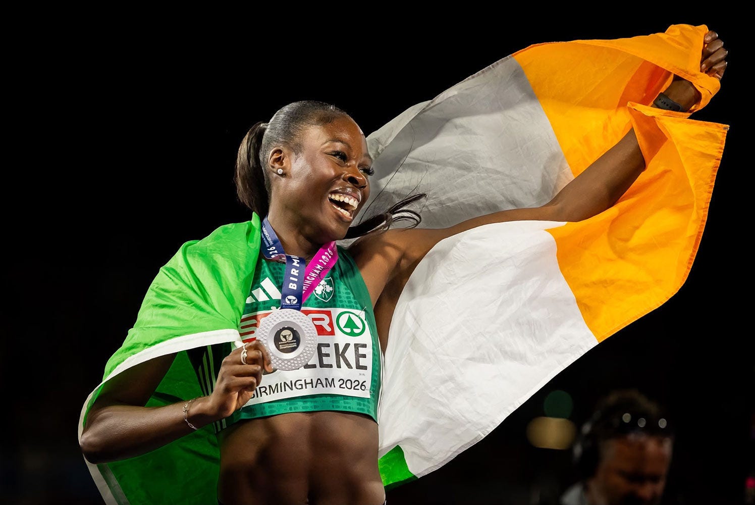 Rhasidat Adeleke wins silver at Birmingham 2026