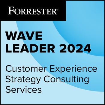 Forrester Wave Leader 2024 – Customer Experience Strategy Consulting Practices Forrester Wave Leader 2024 – Customer Experience Strategy Consulting Practices