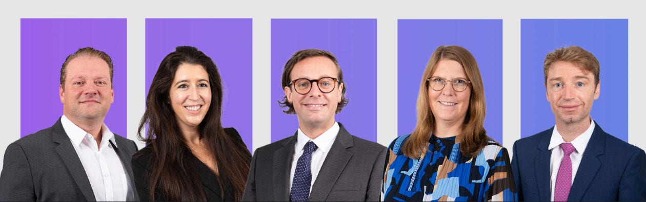 From left to right: Paul Potocki, Stephanie Zedda, Maxime Eglizot, Ulrike Menn, Nicolas Willemin