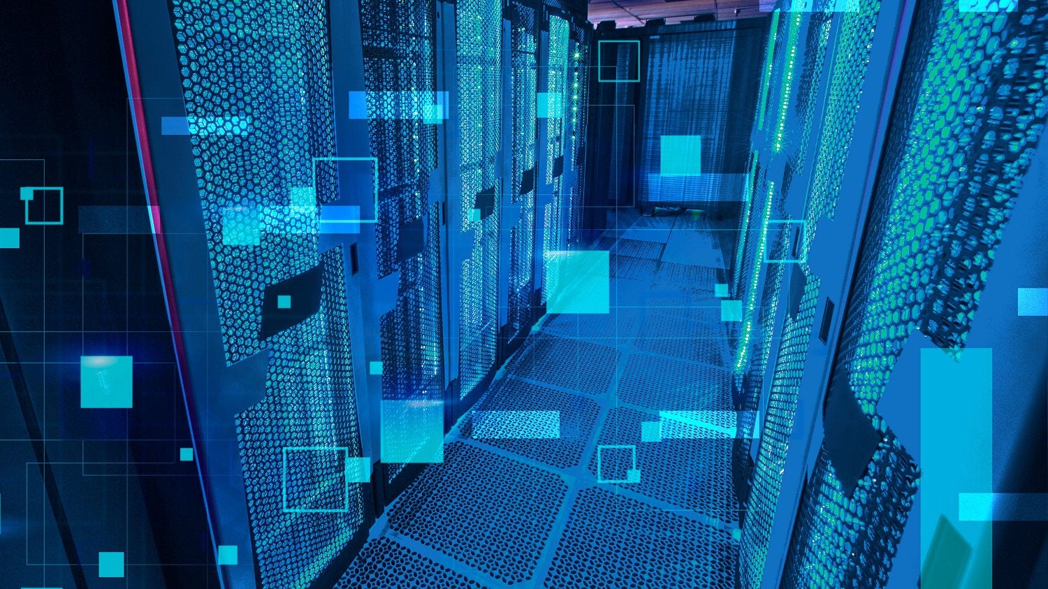 NCCS Discover Supercomputer. Original from NASA. Digitally enhan