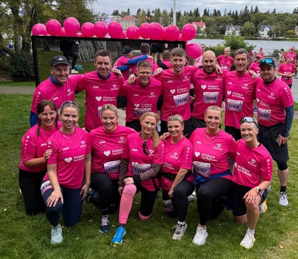 Starfsfólk KPMG tekur þátt í Reykjavíkurmaraþoni til styrktar Minningarsjóðs Bryndísar Klöru