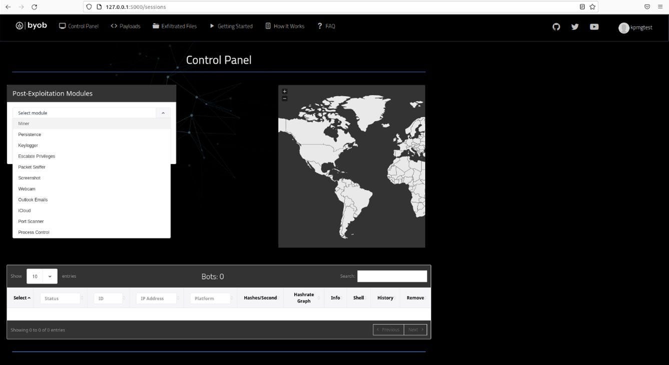 byob control panel