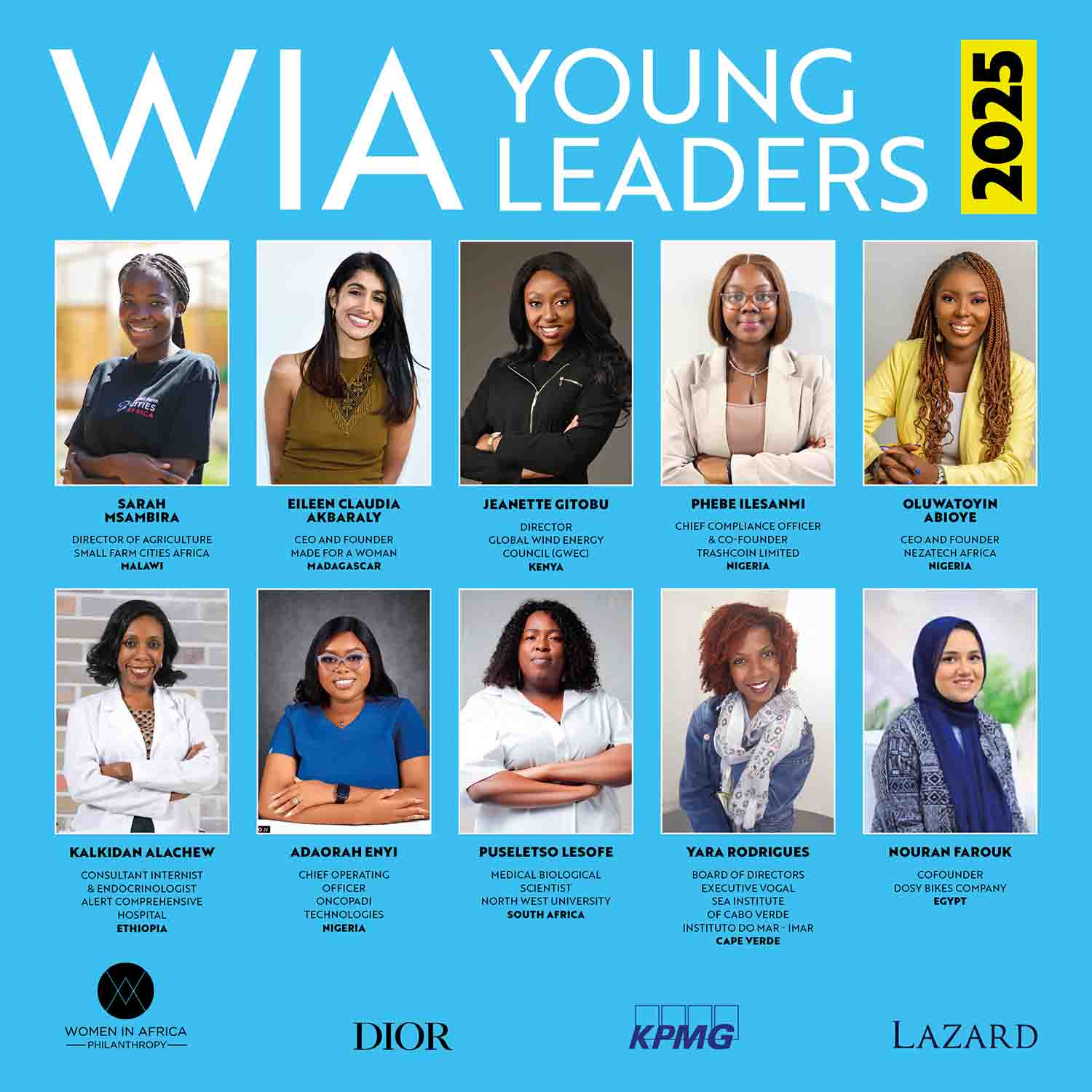 10 Young Leaders (Women in Africa 2025)