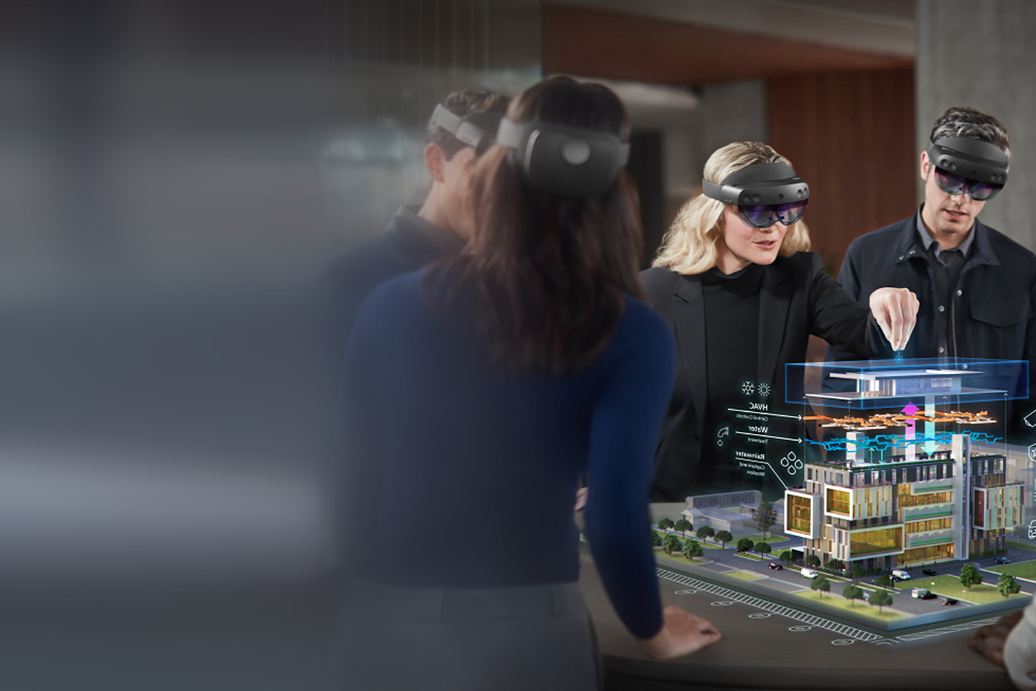 Person with VR glasses