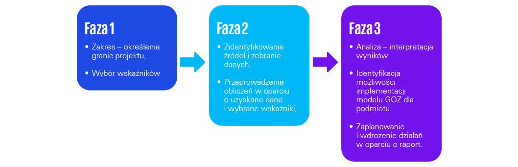 Proces wsparcia przy przejściu podmiotu na model GOZ realizujemy w 3 fazach