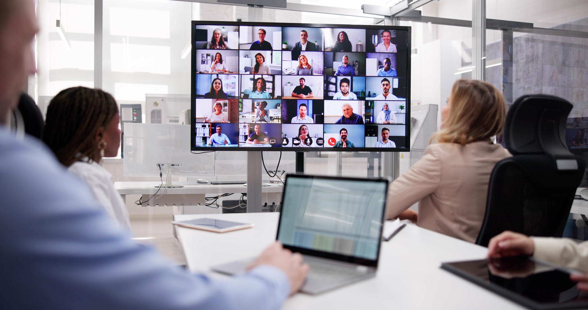 Online Video Conference Call