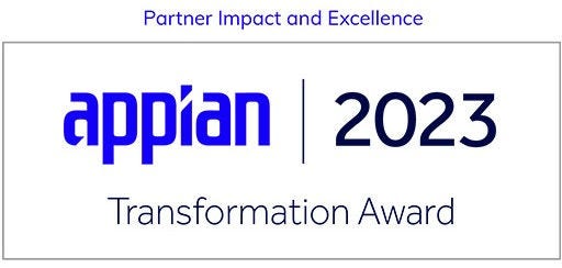 Prémio Appian Transformation Award 2023 – Partner Impact and Excellence