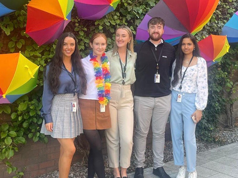 Summer interns at Pride