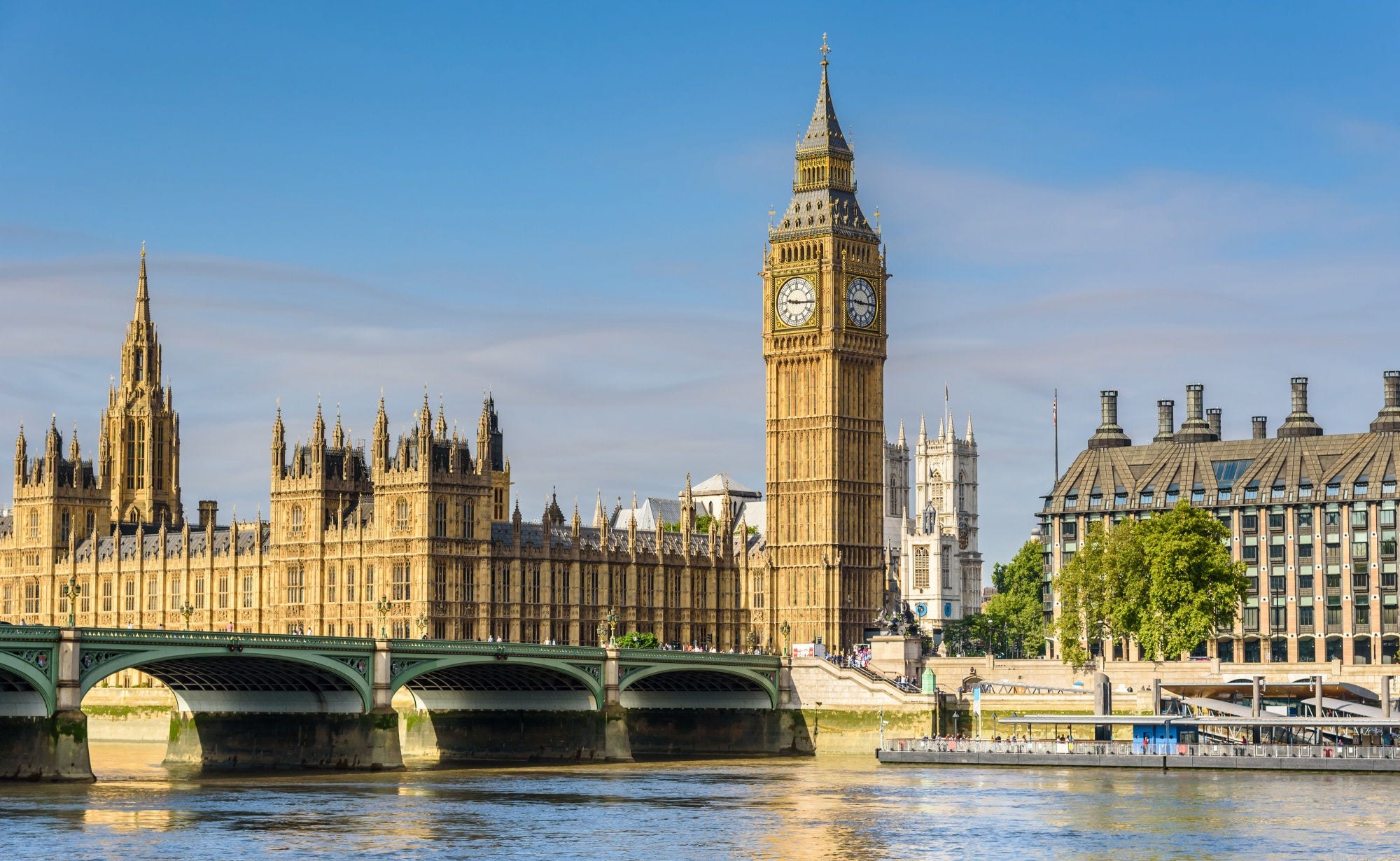 Big Ben Clock Tower and House of Parliament, London, England, UK