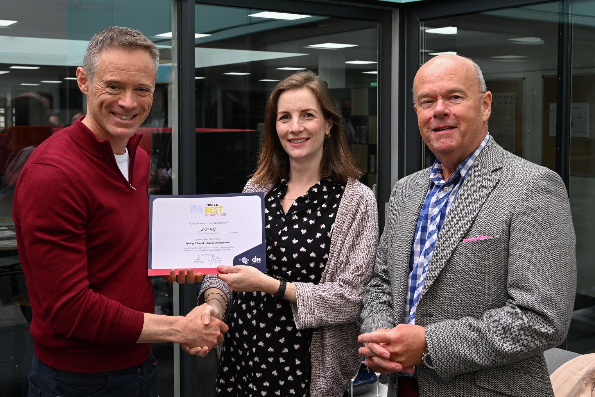KPMG Theola Byrne Jersey Workplace Awards AIM Picture: DAVID FERGUSON