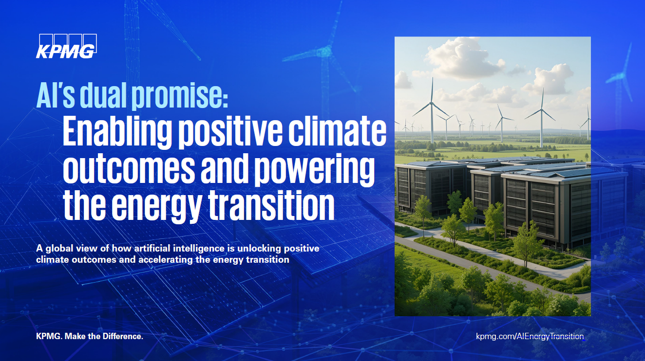 AI's dual promise: Enabling positive climate outcomes and powering the energy transition report