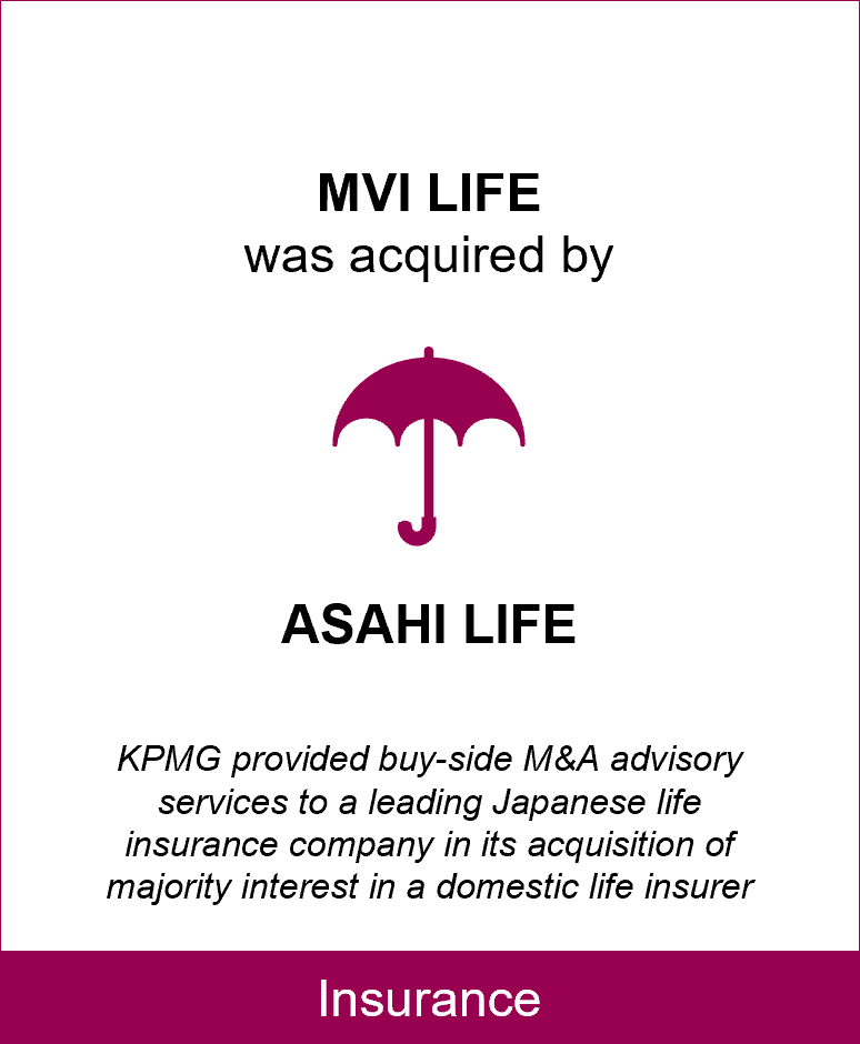 mvi life acquired by asahi life