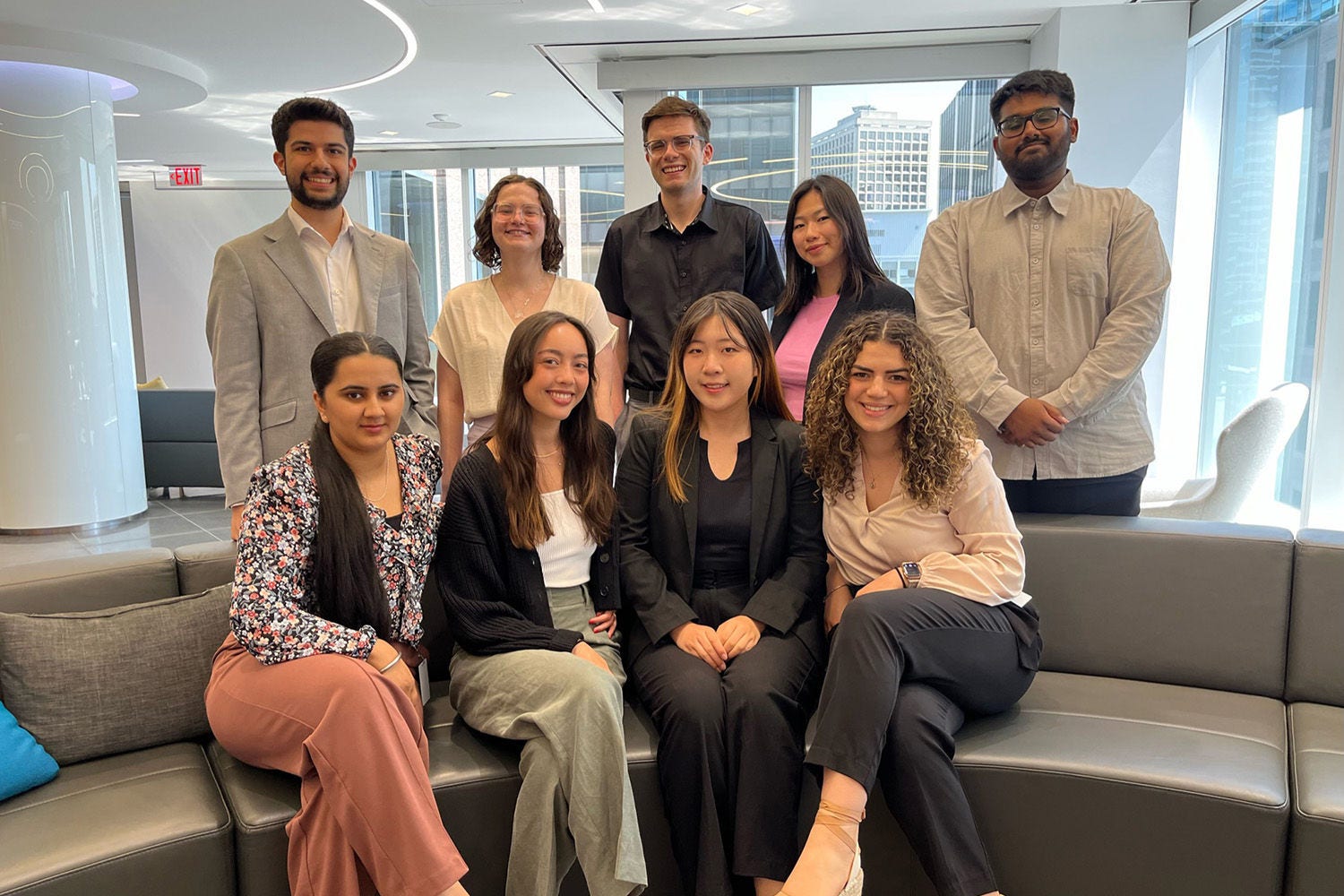 KPMG Summer interns from GVA