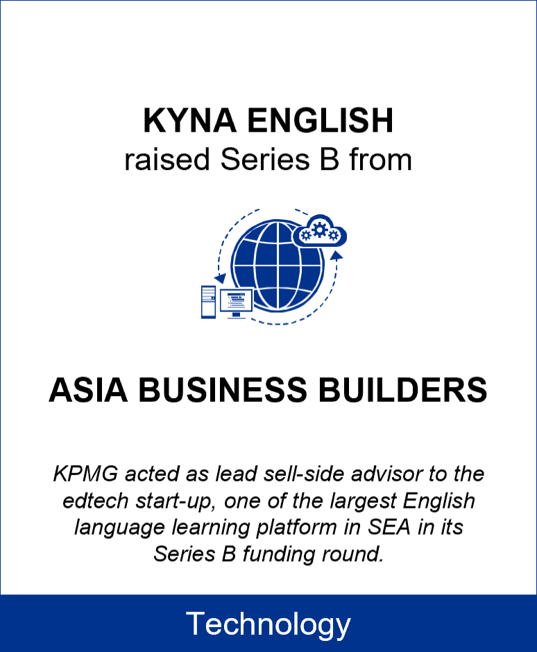 kyna english raised series b from asia business builders