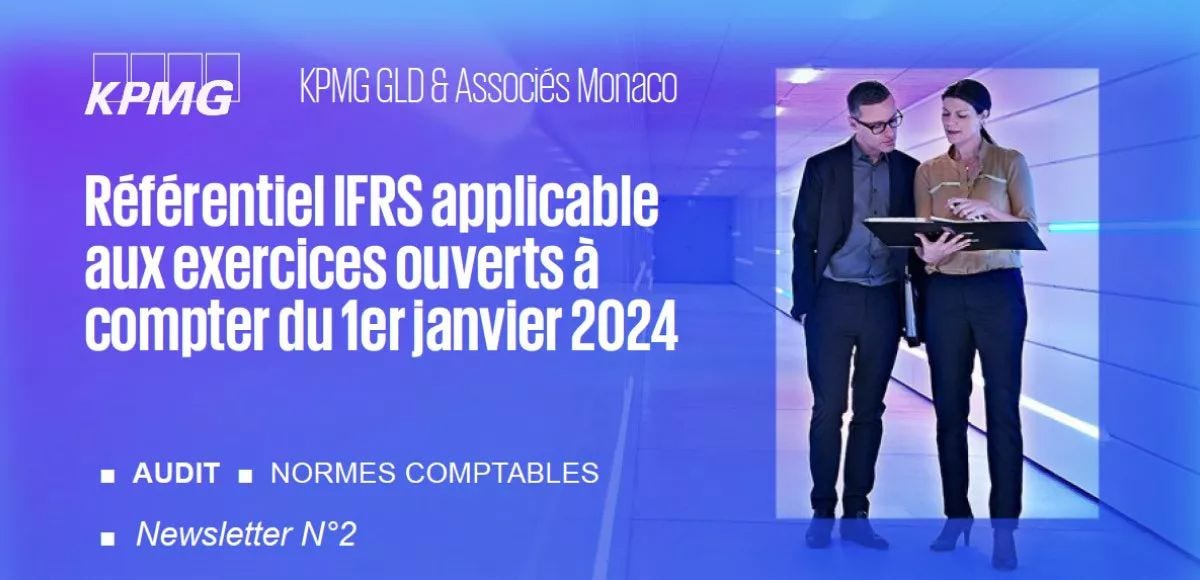 Référentiel IFRS applicable au 1er janvier 2024