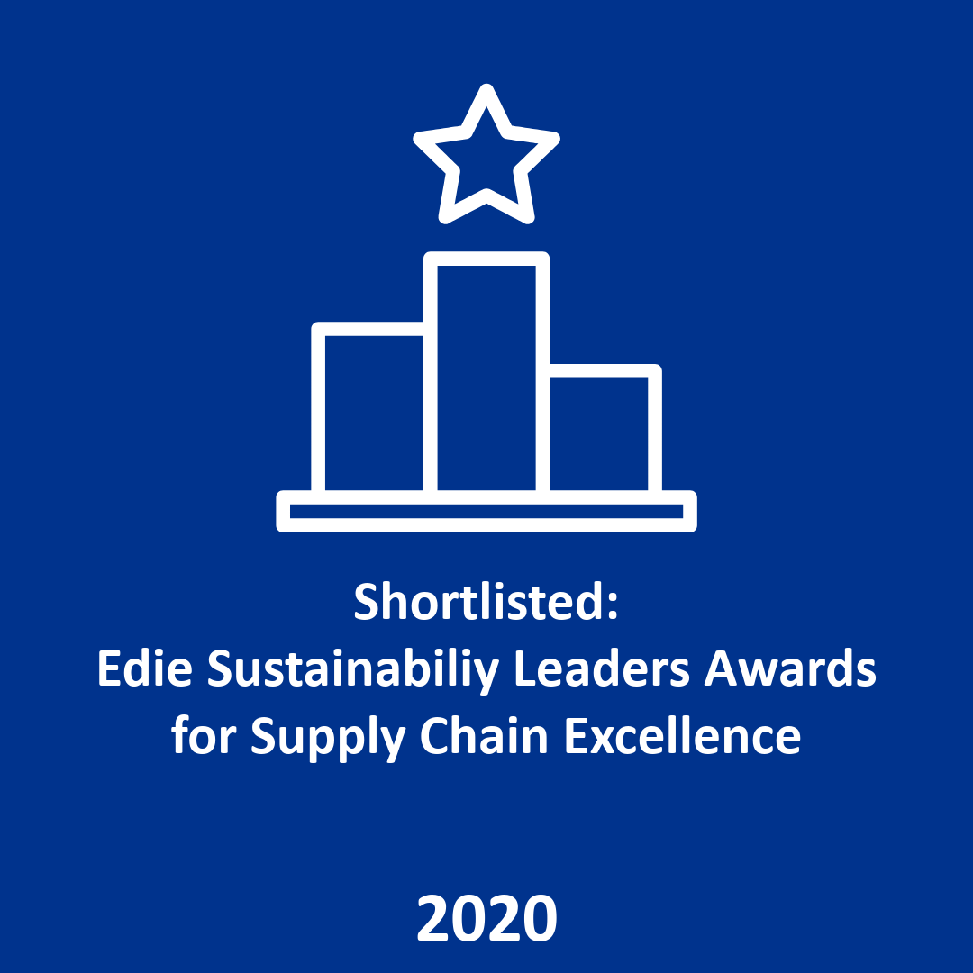 Shortlisted: Edie Sustainability Leaders Awards for Supply Chain Excellence 2020