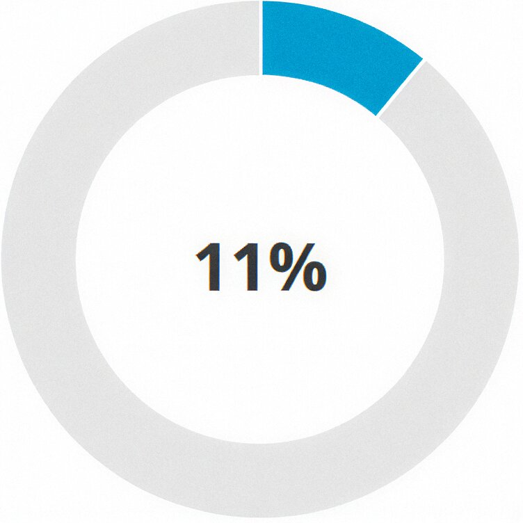 Gráfico Pie 11%