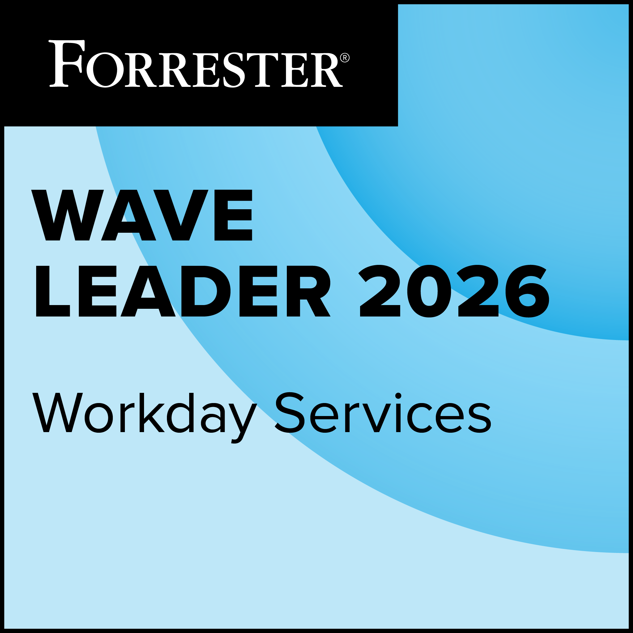 Forrester Wave Workday Services Q2 2026 Evaluation Badge(s)