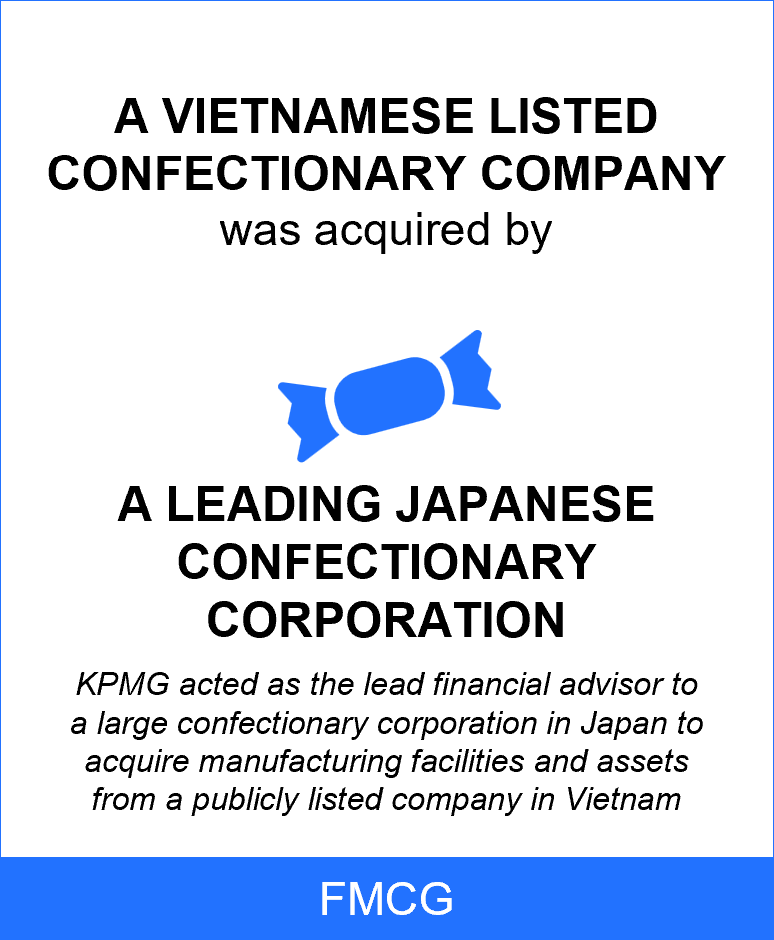 vietnamese listed confectionary company acquired by a leading japanese confectionary corporation