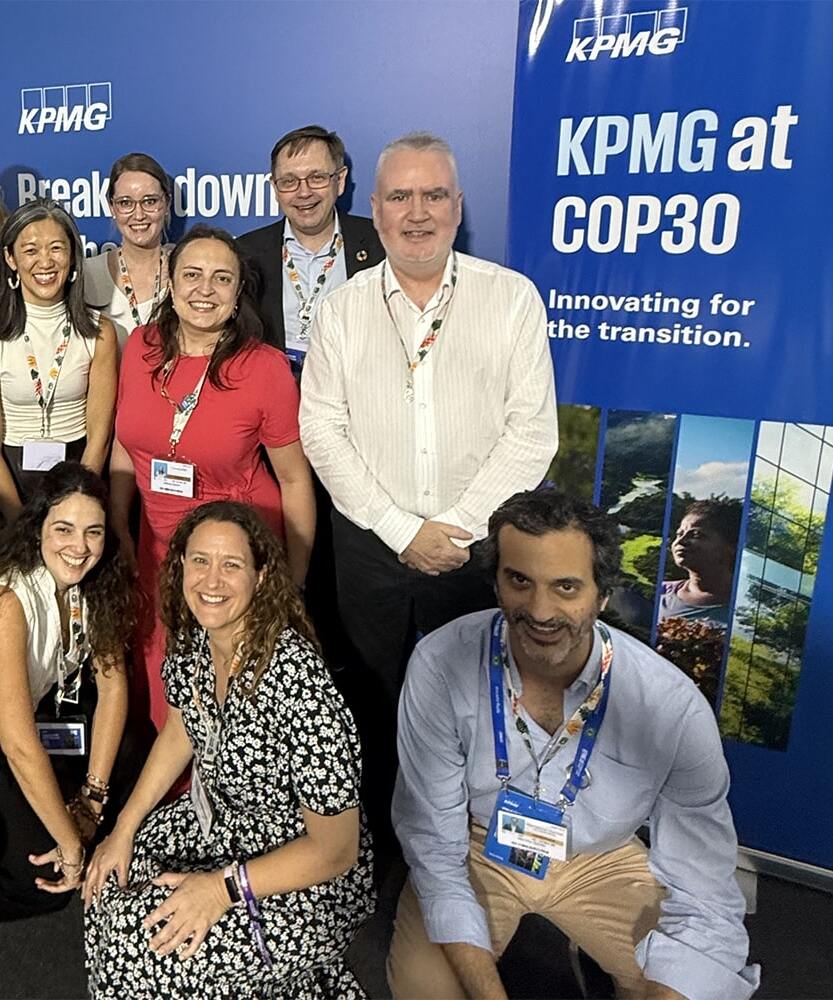 KPMG colleagues at COP30
