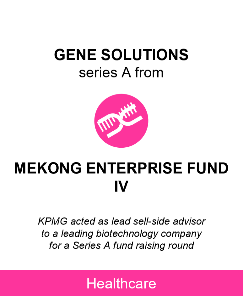 gene solutions series a from mekong enterprise fund iv
