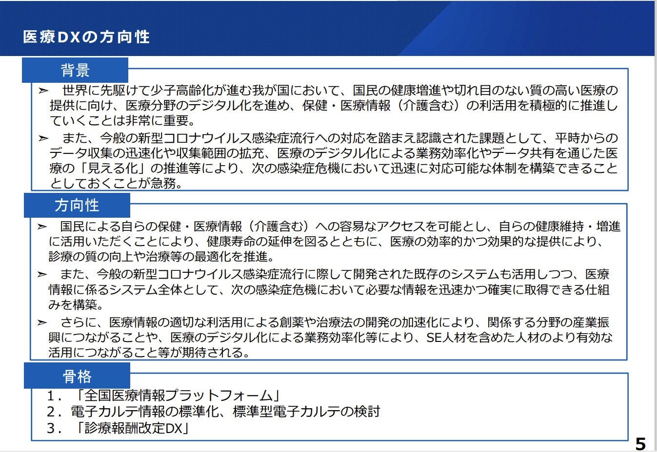 Japanese alt text: わが国の健康医療等データの利活用のこれまでとこれから_図表2