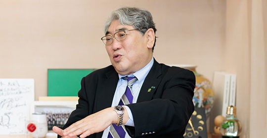 宮城大学学長　佐々木氏
