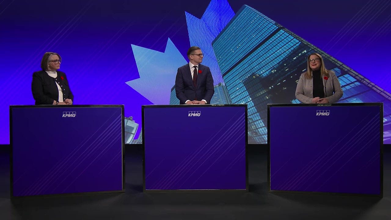 Canadian Federal Budget 2025 webcast screenshot