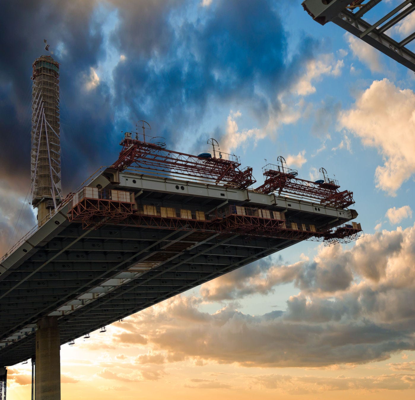 Bridge under costruction