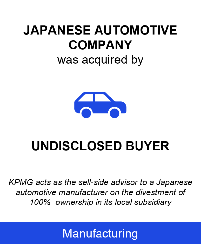 japanese automotive company acquired by undisclosed buyer