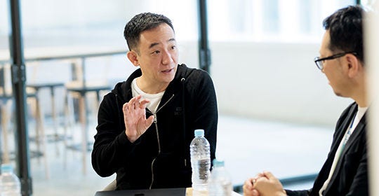 Japanese alt text: 対談第3回　「創造力が生まれる瞬間」　_写真2