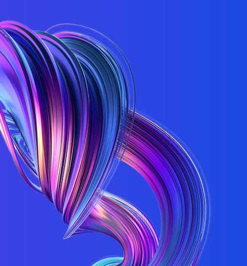 Multi color abstract in purple background