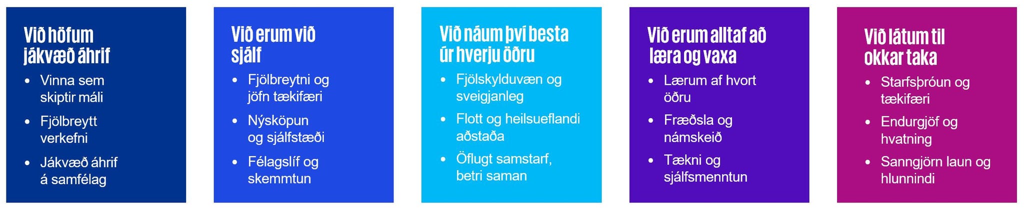 Vinnustaðastaðastefna KPMG