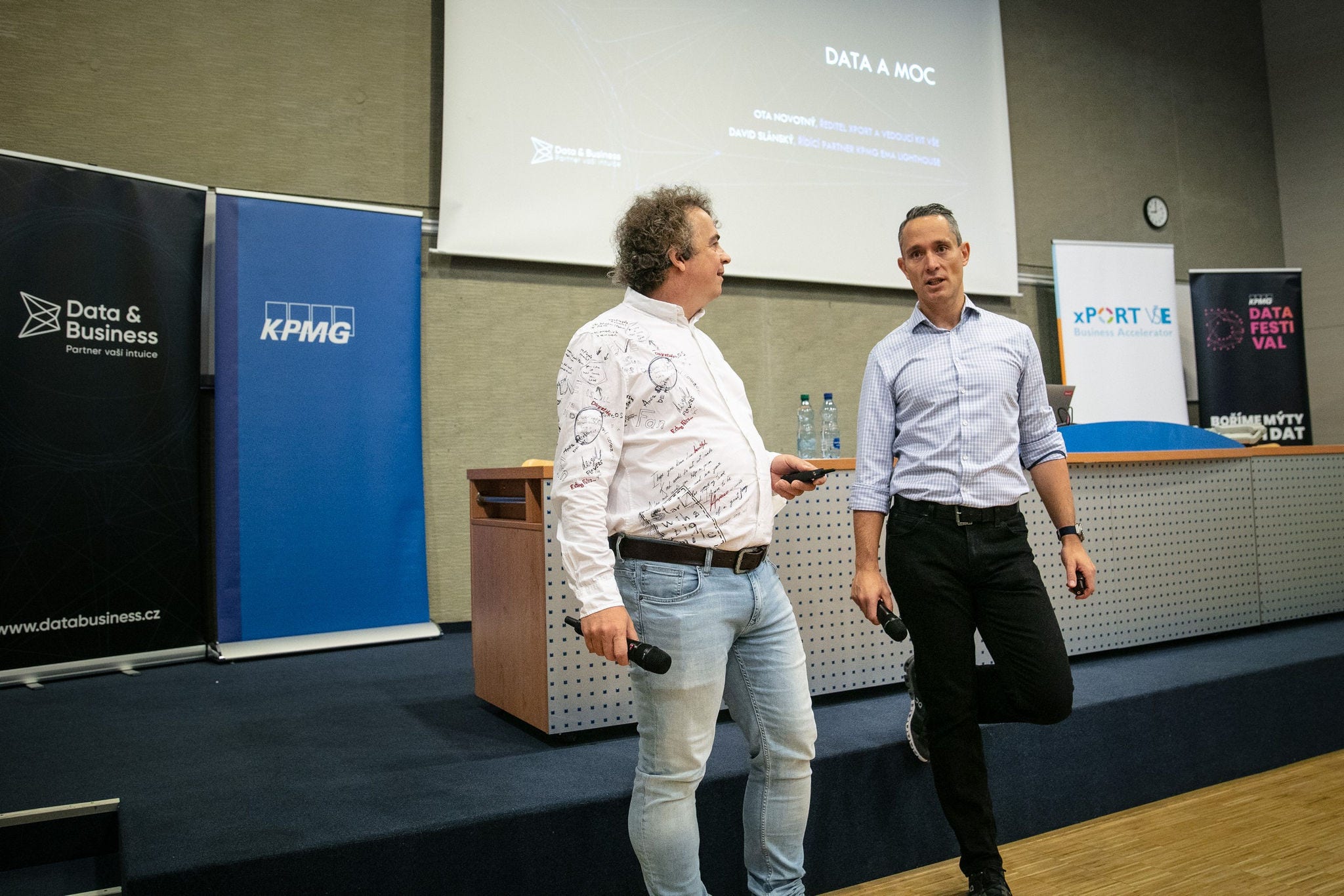 David Slánský a Ota Novotný