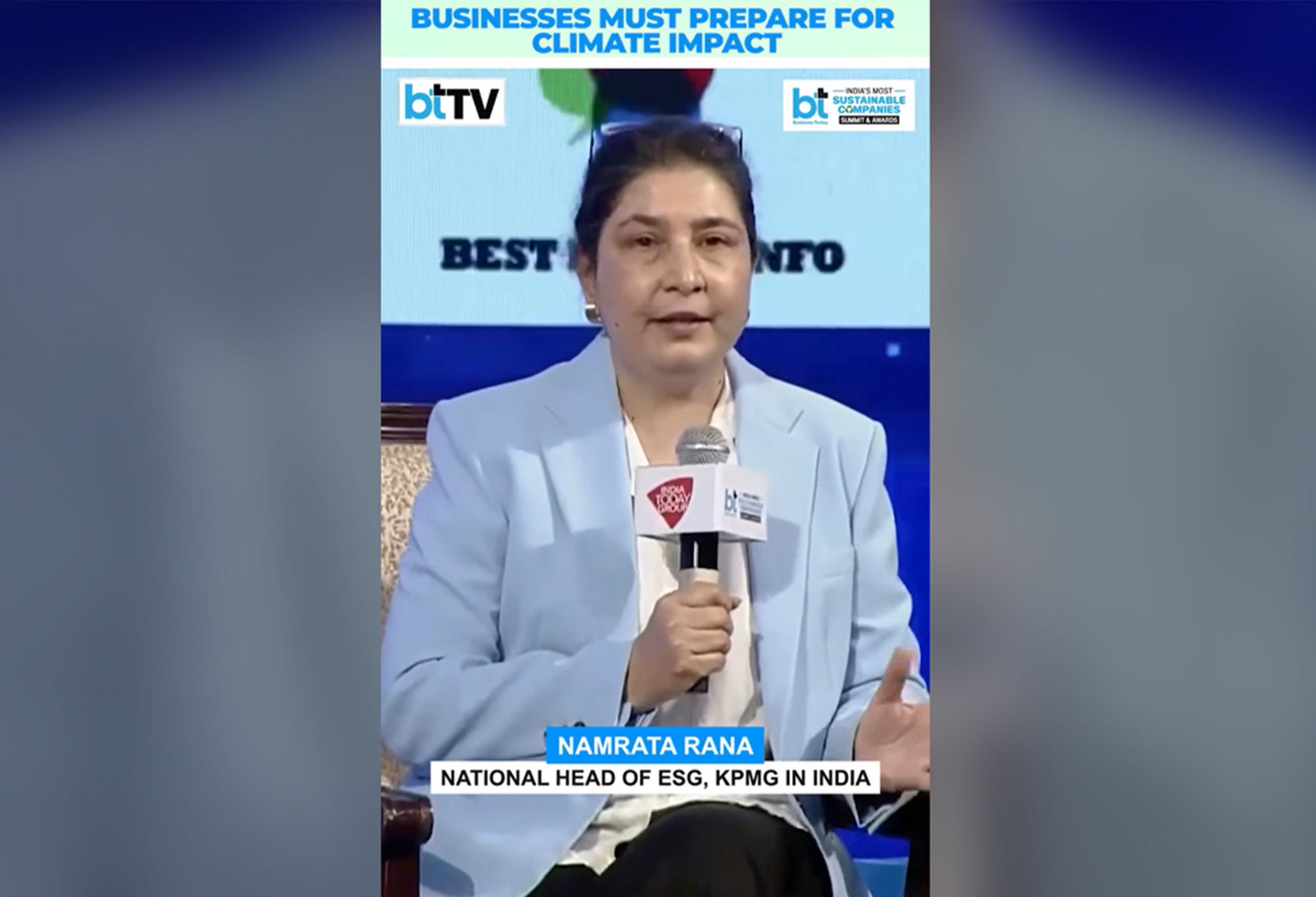 Business Today India's Most Sustainable Companies Summit & Awards 
