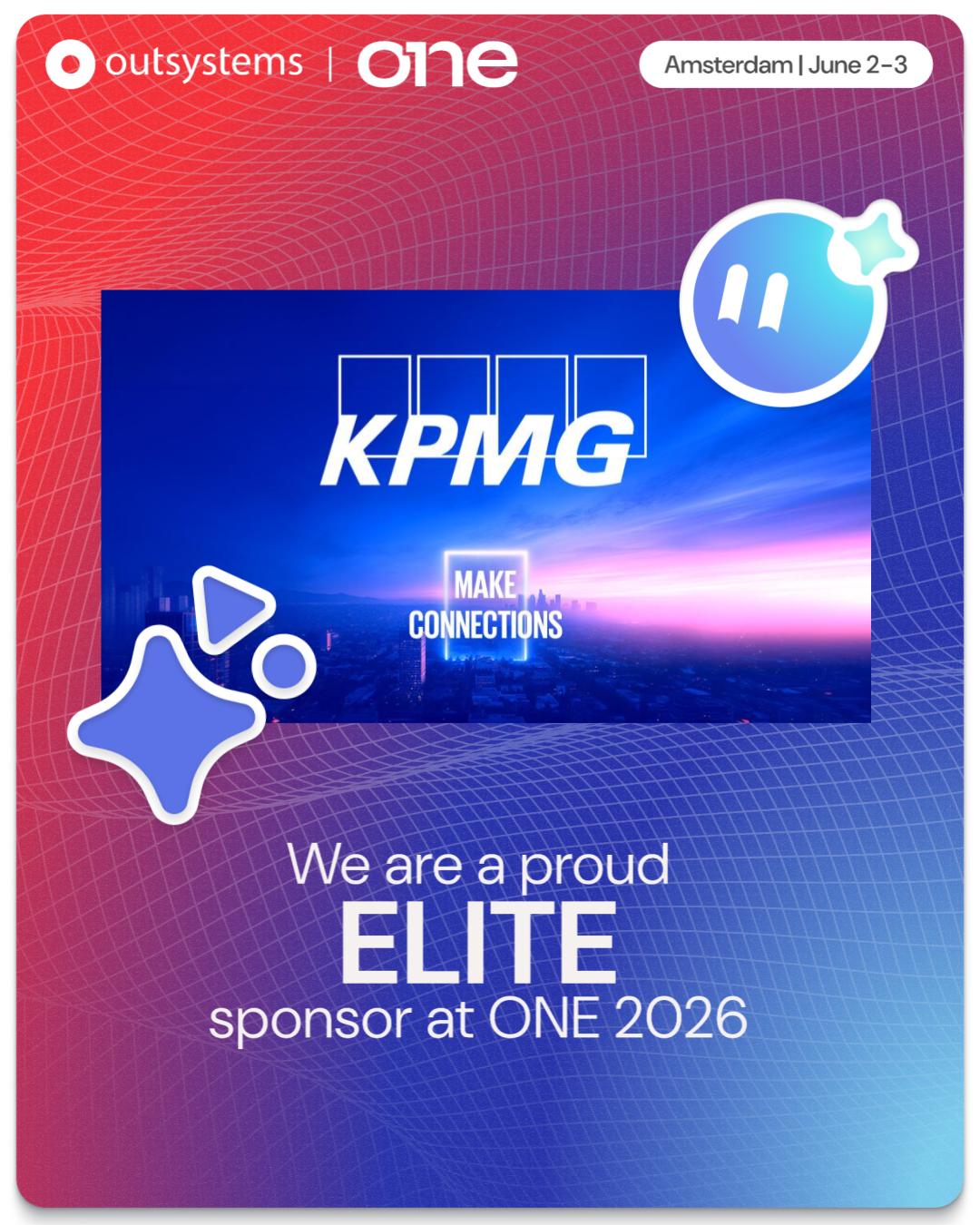 imagem relativa ao patrocínio da ONE Conference 2026 da OutSystems