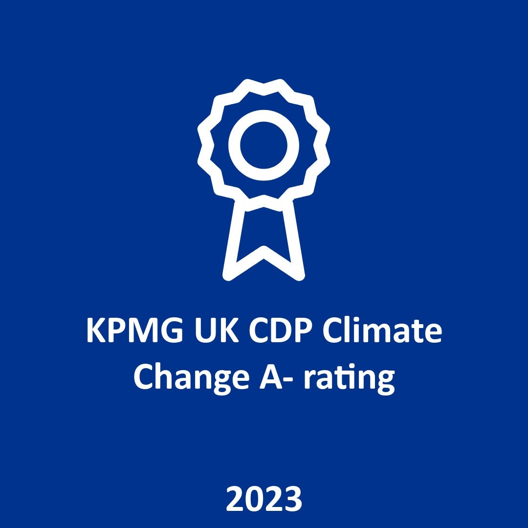 CDP Climate Change A- rating 2023