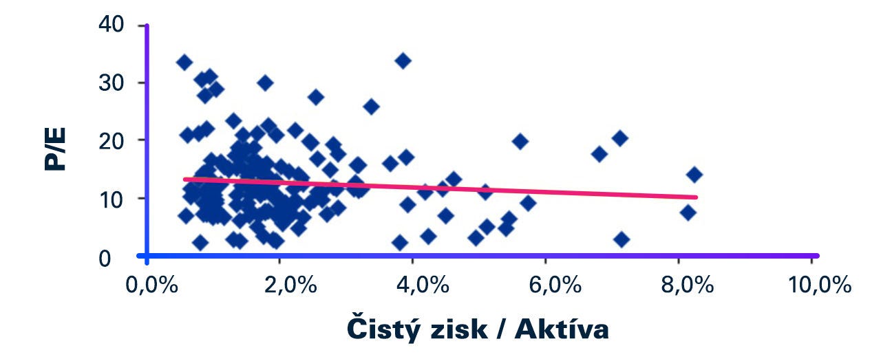 cisty zisk / aktiva