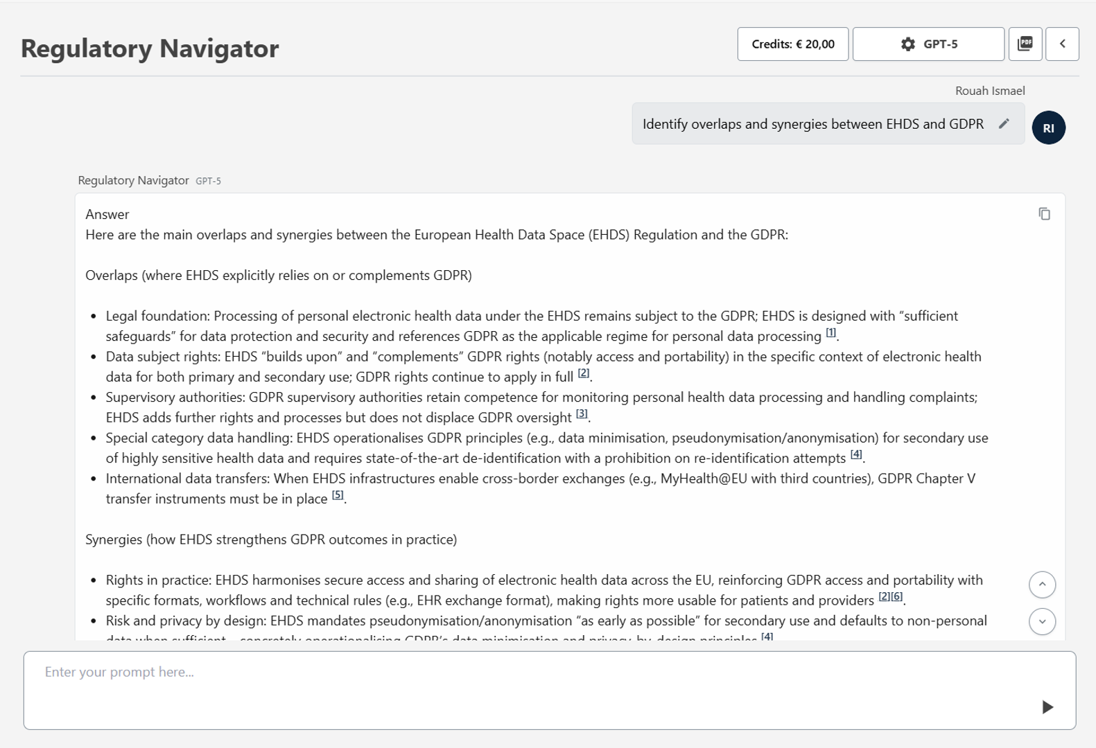 AI‑enabled capabilities to interpret and apply regulatory requirements