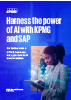 Harness the power of AI with KPMG and SAP