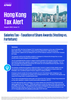 Hong Kong Tax Alert - Issue 13, August 2022