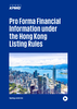 Pro forma financial information under the Hong Kong listing rules