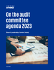 On the audit committee agenda 2023