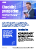  Checklist prospectus: Undertaking for Collective Investment in Transferable Securities (UCITS)