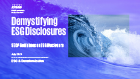Demystifying ESG Disclosures